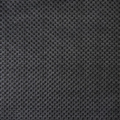 Charlotte Fabrics 7663 Noir Black Virgin  Blend Fire Rated Fabric High Wear Commercial Upholstery CA 117 