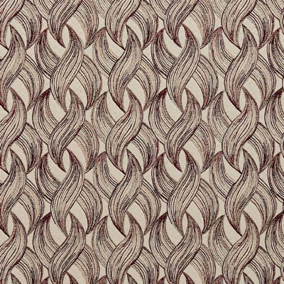 Charlotte Fabrics 8524 Wine Purple Upholstery Woven  Blend Fire Rated Fabric High Wear Commercial Upholstery CA 117 Geometric 