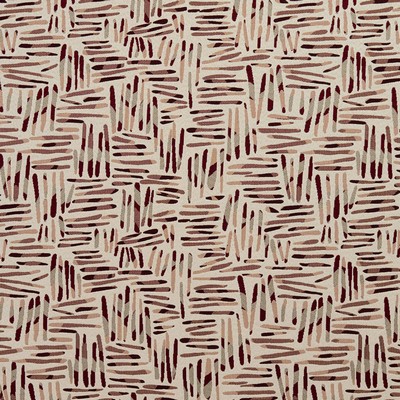 Charlotte Fabrics 8534 Wine/Tally Purple Upholstery Woven  Blend Fire Rated Fabric Geometric High Wear Commercial Upholstery CA 117 Geometric 