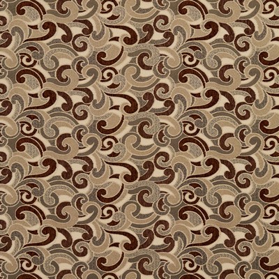 Charlotte Fabrics 8538 Spice/Flutter Upholstery Woven  Blend Fire Rated Fabric High Wear Commercial Upholstery CA 117 Geometric 