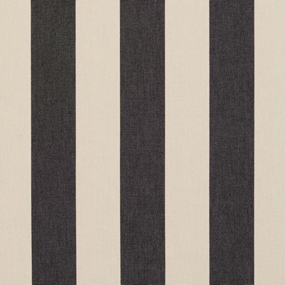 Charlotte Fabrics 9543 Graphite Stripe Black Upholstery Solution  Blend Fire Rated Fabric High Wear Commercial Upholstery CA 117 Stripes and Plaids Outdoor 