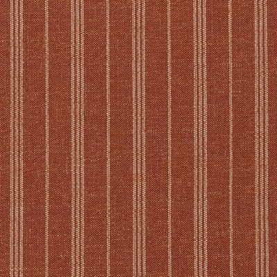 Charlotte Fabrics CB600 207 Shades of Adobe CB600-207 Orange Upholstery Polyester  Blend Fire Rated Fabric Heavy Duty CA 117  NFPA 260  Striped  Fabric