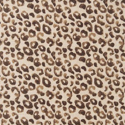 Charlotte Fabrics CB700-457 Brown Multipurpose Polyester Fire Rated Fabric Animal Print High Wear Commercial Upholstery CA 117 NFPA 260 