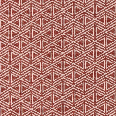 Charlotte Fabrics CB700 463 Red Upholstery Polyester Fire Rated Fabric Geometric High Wear Commercial Upholstery CA 117 NFPA 260 