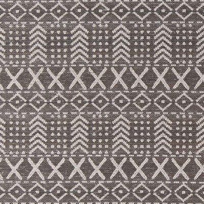 Charlotte Fabrics CB700 521 Shades of Urban Grey CB700-521 Gray Upholstery Polyester  Blend Fire Rated Fabric African  Geometric  High Performance CA 117  NFPA 260  Fabric