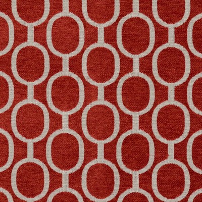Charlotte Fabrics CB800-106 Orange Multipurpose Polyester  Blend Fire Rated Fabric Circles and SwirlsHigh Performance CA 117 