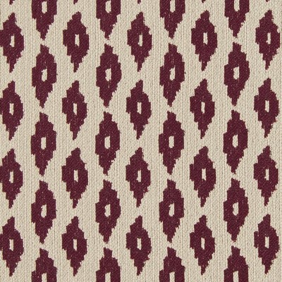 Charlotte Fabrics CB800-153 Red Multipurpose Woven  Blend Fire Rated Fabric Geometric Contemporary Diamond High Performance CA 117 NFPA 260 Woven 