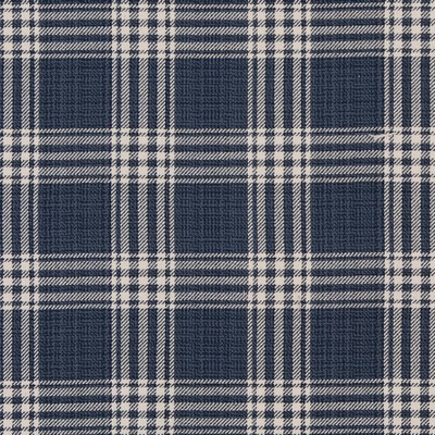 Charlotte Fabrics CB800-230 Blue Multipurpose Cotton Fire Rated Fabric High Wear Commercial Upholstery CA 117 NFPA 260 Plaid  and Tartan 