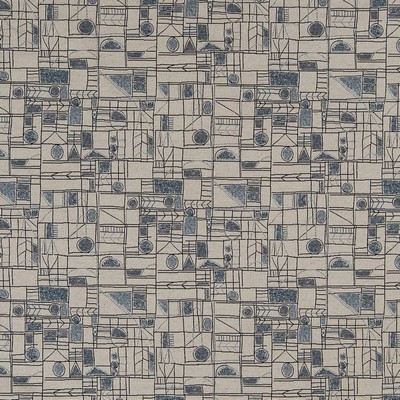 Charlotte Fabrics CB800-249 Blue Multipurpose Polyester  Blend Fire Rated Fabric Geometric High Wear Commercial Upholstery CA 117 NFPA 260 Damask Jacquard 
