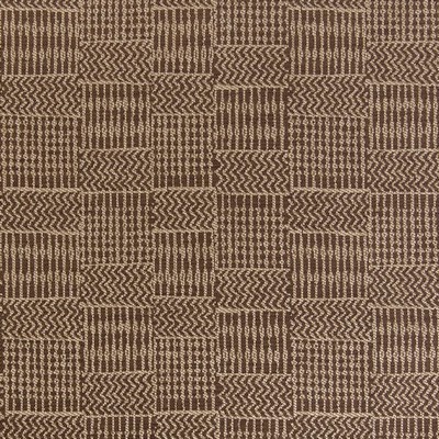 Charlotte Fabrics CB800-302 Brown Upholstery Polyester Fire Rated Fabric Geometric High Wear Commercial Upholstery CA 117 NFPA 260 Damask Jacquard 