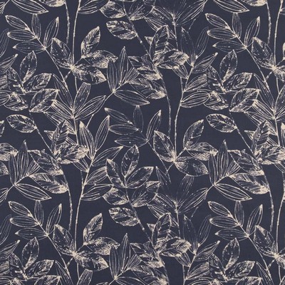 Charlotte Fabrics CB800 339 Blue Multipurpose Polyester  Blend Fire Rated Fabric Heavy Duty CA 117 NFPA 260 Leaves and Trees 