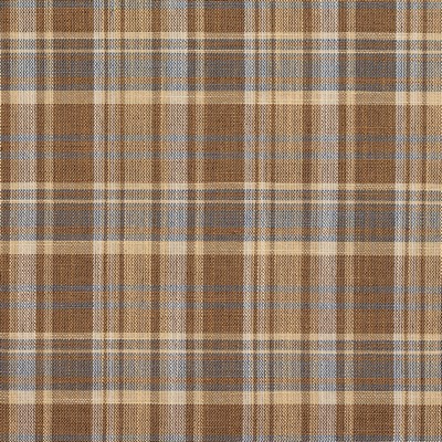 Charlotte Fabrics D100 Wheat Plaid Brown Multipurpose Woven  Blend Fire Rated Fabric High Wear Commercial Upholstery CA 117 Plaid  and Tartan Woven 