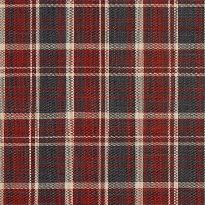 Charlotte Fabrics D101 Brick Plaid Red Multipurpose Woven  Blend Fire Rated Fabric High Wear Commercial Upholstery CA 117 Plaid  and Tartan Woven 