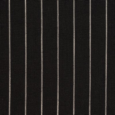 Charlotte Fabrics D110 Onyx Pinstripe Black Multipurpose Woven  Blend Fire Rated Fabric High Wear Commercial Upholstery CA 117 Small Striped Striped Woven 