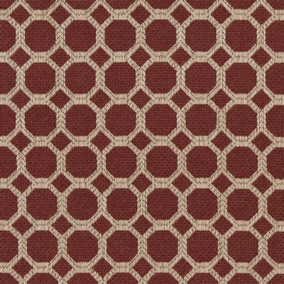 Charlotte Fabrics D1226 Burgundy Honeycomb Red Upholstery Woven  Blend Fire Rated Fabric Geometric High Wear Commercial Upholstery CA 117 NFPA 260 Woven 