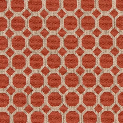 Charlotte Fabrics D1231 Spice Honeycomb Orange Upholstery Woven  Blend Fire Rated Fabric Geometric High Wear Commercial Upholstery CA 117 NFPA 260 Woven 