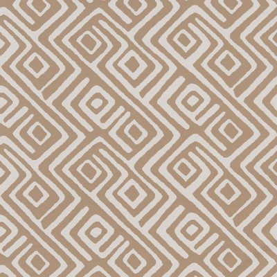 Charlotte Fabrics D1443 Sand Labyrinth Brown Upholstery Woven  Blend Fire Rated Fabric Geometric High Wear Commercial Upholstery CA 117 NFPA 260 Fun Print Outdoor 