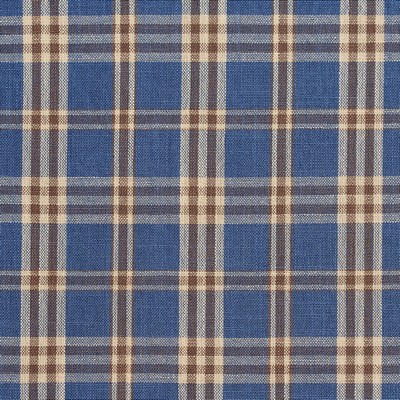 Charlotte Fabrics D151 Wedgewood Tartan Blue Multipurpose Woven  Blend Fire Rated Fabric High Wear Commercial Upholstery CA 117 Plaid  and Tartan Woven 