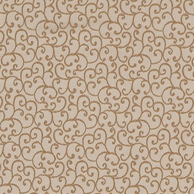 Charlotte Fabrics D1567 Parchment Vine Beige Multipurpose Woven  Blend Fire Rated Fabric Heavy Duty CA 117 NFPA 260 Damask Jacquard Scroll 