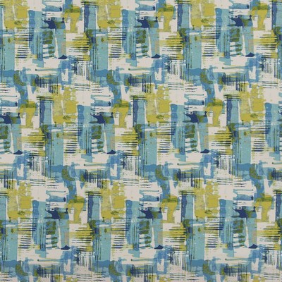 Charlotte Fabrics D1681 Key West Green Multipurpose Acrylic Fire Rated Fabric Geometric Abstract High Performance CA 117 NFPA 260 Fun Print Outdoor 