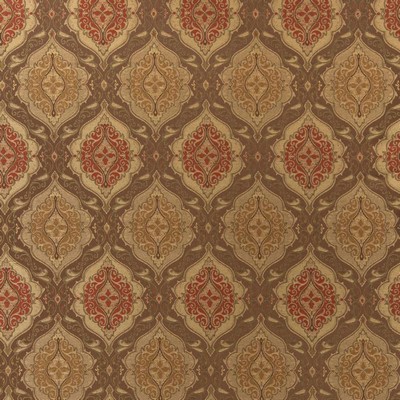 Charlotte Fabrics D1835 Woodland Antoinette Brown Multipurpose Woven  Blend Fire Rated Fabric High Wear Commercial Upholstery CA 117 NFPA 260 Damask Jacquard 