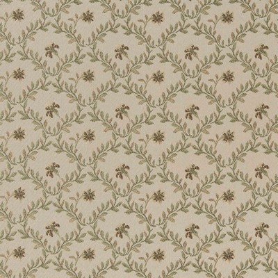 Charlotte Fabrics D1849 Prairie Juliet Green Multipurpose Woven  Blend Fire Rated Fabric High Wear Commercial Upholstery CA 117 NFPA 260 Leaves and Trees Damask Jacquard 