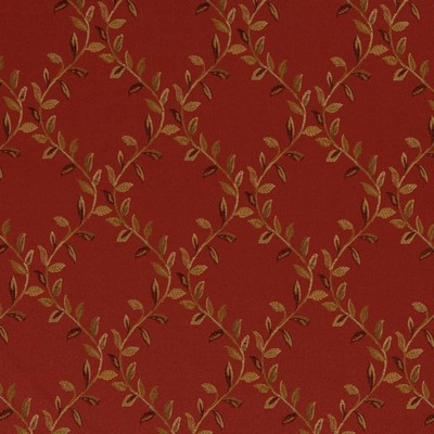 Charlotte Fabrics D1851 Sienna Ella Orange Multipurpose Woven  Blend Fire Rated Fabric Contemporary Diamond High Wear Commercial Upholstery CA 117 NFPA 260 Leaves and Trees Damask Jacquard 