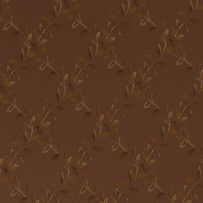 Charlotte Fabrics D1854 Woodland Ella Brown Multipurpose Woven  Blend Fire Rated Fabric Contemporary Diamond High Wear Commercial Upholstery CA 117 NFPA 260 Leaves and Trees Damask Jacquard 
