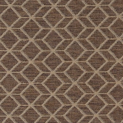 Charlotte Fabrics D1886 Java Geo Brown Upholstery Woven  Blend Fire Rated Fabric Geometric Contemporary Diamond High Wear Commercial Upholstery CA 117 NFPA 260 