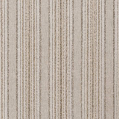 Charlotte Fabrics D1968 Beach Beige Upholstery Polypropylene Fire Rated Fabric High Performance CA 117 NFPA 260 Small Striped Striped 