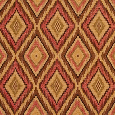 Charlotte Fabrics D2003 Tiki Orange Upholstery Polyester  Blend Fire Rated Fabric High Wear Commercial Upholstery CA 117 NFPA 260 Damask Jacquard 