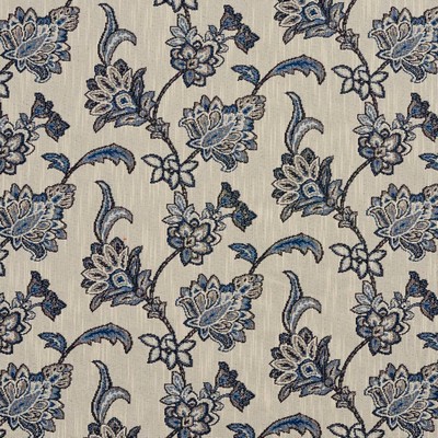 Charlotte Fabrics D2051 Persian Blue Blue Upholstery Cotton  Blend Fire Rated Fabric High Wear Commercial Upholstery CA 117 NFPA 260 