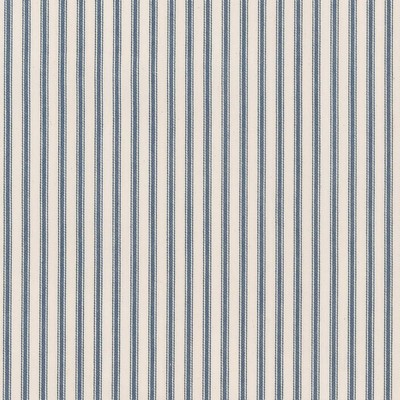 Charlotte Fabrics D2367 Lake Blue Multipurpose Cotton Fire Rated Fabric High Performance CA 117 NFPA 260 Ticking Stripe Striped 