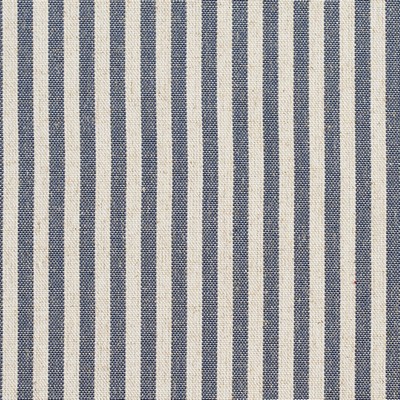 Charlotte Fabrics D237 Denim Stripe Blue Upholstery Polyester  Blend Fire Rated Fabric High Wear Commercial Upholstery CA 117 Faux Linen Striped Small Striped Woven 