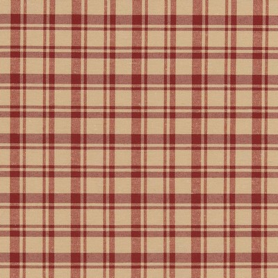 Charlotte Fabrics D2388 Scarlet Red Multipurpose Polyester  Blend Fire Rated Fabric Heavy Duty CA 117 NFPA 260 Plaid  and Tartan 
