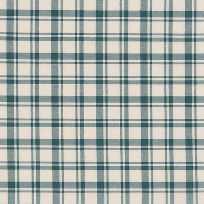 Charlotte Fabrics D2391 Teal Green Multipurpose Polyester  Blend Fire Rated Fabric Heavy Duty CA 117 NFPA 260 Plaid  and Tartan 
