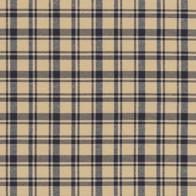Charlotte Fabrics D2392 Ink Blue Multipurpose Polyester  Blend Fire Rated Fabric Heavy Duty CA 117 NFPA 260 Plaid  and Tartan 