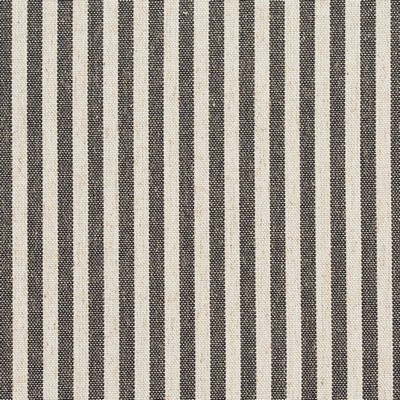 Charlotte Fabrics D240 Charcoal Stripe Grey Upholstery Polyester  Blend Fire Rated Fabric High Wear Commercial Upholstery CA 117 Faux Linen Striped Small Striped Woven 