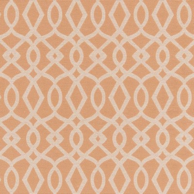 Charlotte Fabrics D2442 Peach Orange Upholstery Polyester  Blend Fire Rated Fabric Geometric High Wear Commercial Upholstery CA 117 NFPA 260 Damask Jacquard 