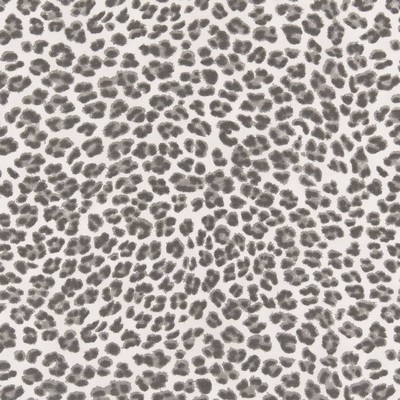 Charlotte Fabrics D2456 Flint Gray Multipurpose Polyester Fire Rated Fabric Animal Print High Performance CA 117 NFPA 260 