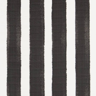 Charlotte Fabrics D2511 Coal Black Multipurpose Polyester Fire Rated Fabric High Performance CA 117 NFPA 260 Stripes and Plaids Outdoor 