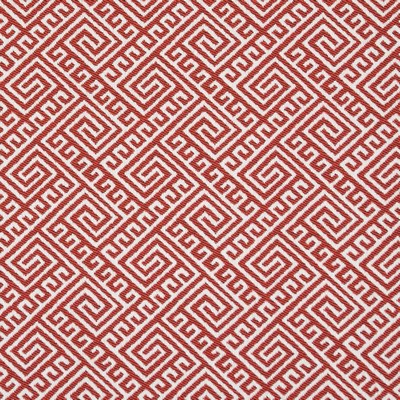 Charlotte Fabrics D2555 Watermelon Red Upholstery Polypropylene Fire Rated Fabric Geometric High Performance CA 117 NFPA 260 