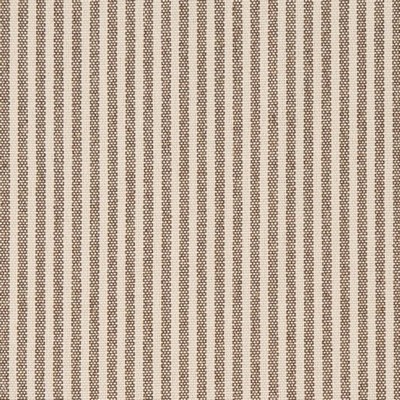 Charlotte Fabrics D2585 Ticking Cafe Brown Upholstery Cotton  Blend Fire Rated Fabric High Performance CA 117 NFPA 260 Ticking Stripe Striped 