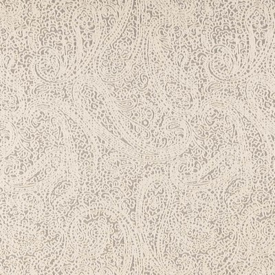 Charlotte Fabrics D2596 Paisley Pewter Silver Upholstery Cotton  Blend Fire Rated Fabric High Performance CA 117 NFPA 260 Classic Paisley 