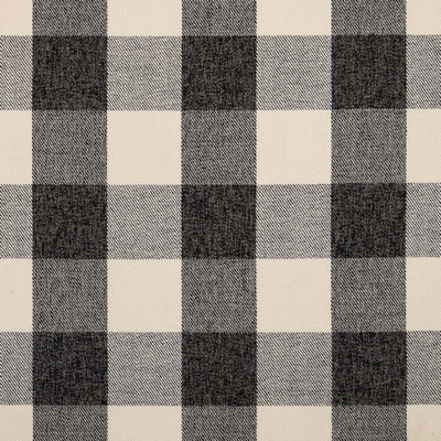 Charlotte Fabrics D2600 Buffalo Coal Beige Upholstery Polyester  Blend Fire Rated Fabric Check Buffalo Check High Wear Commercial Upholstery CA 117 NFPA 260 Plaid  and Tartan 