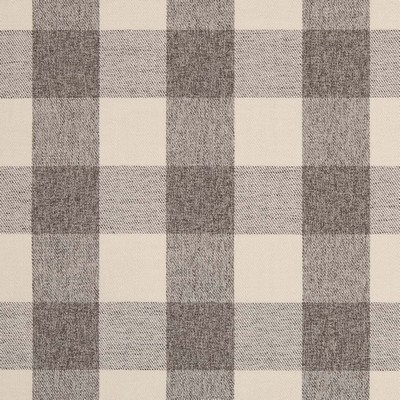 Charlotte Fabrics D2605 Buffalo Pewter Silver Upholstery Polyester  Blend Fire Rated Fabric Check Buffalo Check High Wear Commercial Upholstery CA 117 NFPA 260 Plaid  and Tartan 