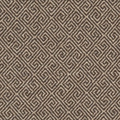 Charlotte Fabrics D2619 Greek Key Walnut Brown Upholstery Polyester  Blend Fire Rated Fabric Geometric High Wear Commercial Upholstery CA 117 NFPA 260 
