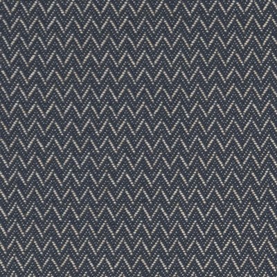 Charlotte Fabrics D2621 Chevron Navy Blue Upholstery Cotton  Blend Fire Rated Fabric High Performance CA 117 NFPA 260 Zig Zag 