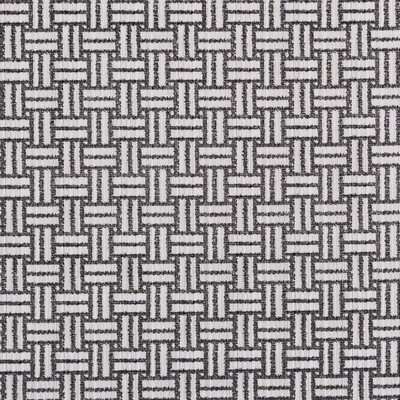 Charlotte Fabrics D2719 Charcoal Grey Multipurpose Spun  Blend Fire Rated Fabric Geometric High Performance CA 117 NFPA 260 Fun Print Outdoor Weave 