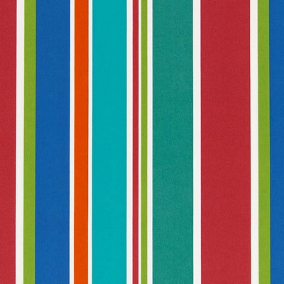 Charlotte Fabrics D2742 Garden Red Multipurpose Spun  Blend Fire Rated Fabric High Performance CA 117 NFPA 260 Stripes and Plaids Outdoor Striped 